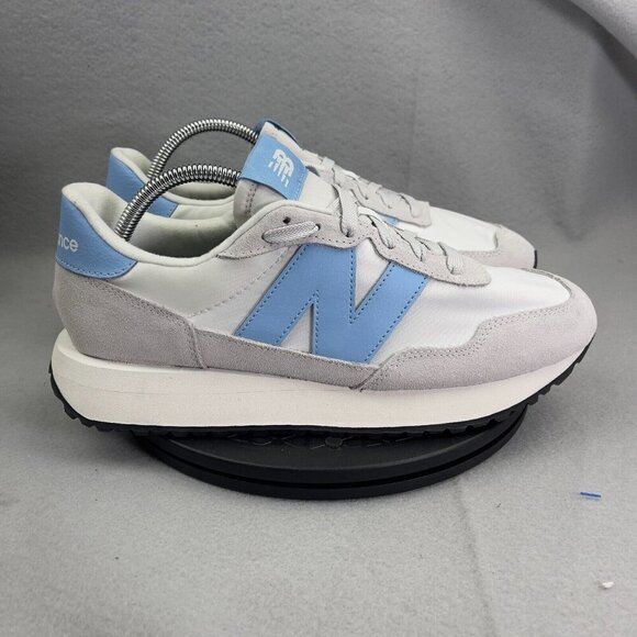 New Balance 237 Sneakers White Blue Gray Mens Size 9.5 WMS Size 11 New  NWOB - Picture 4 of 11